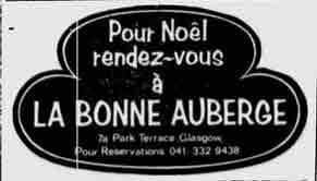 La Bonne Auberge advert 1976